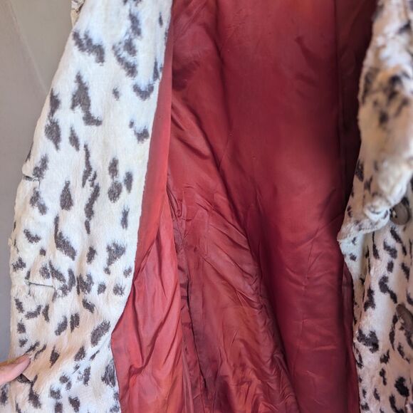 Leopard Print Faux Fur Coat - Picture 2 of 5